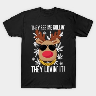 Weed Little Red Nose T-Shirt